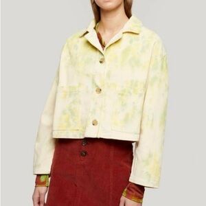 Paloma Wool Lu Square-fit Corduroy Jacket In Yellow